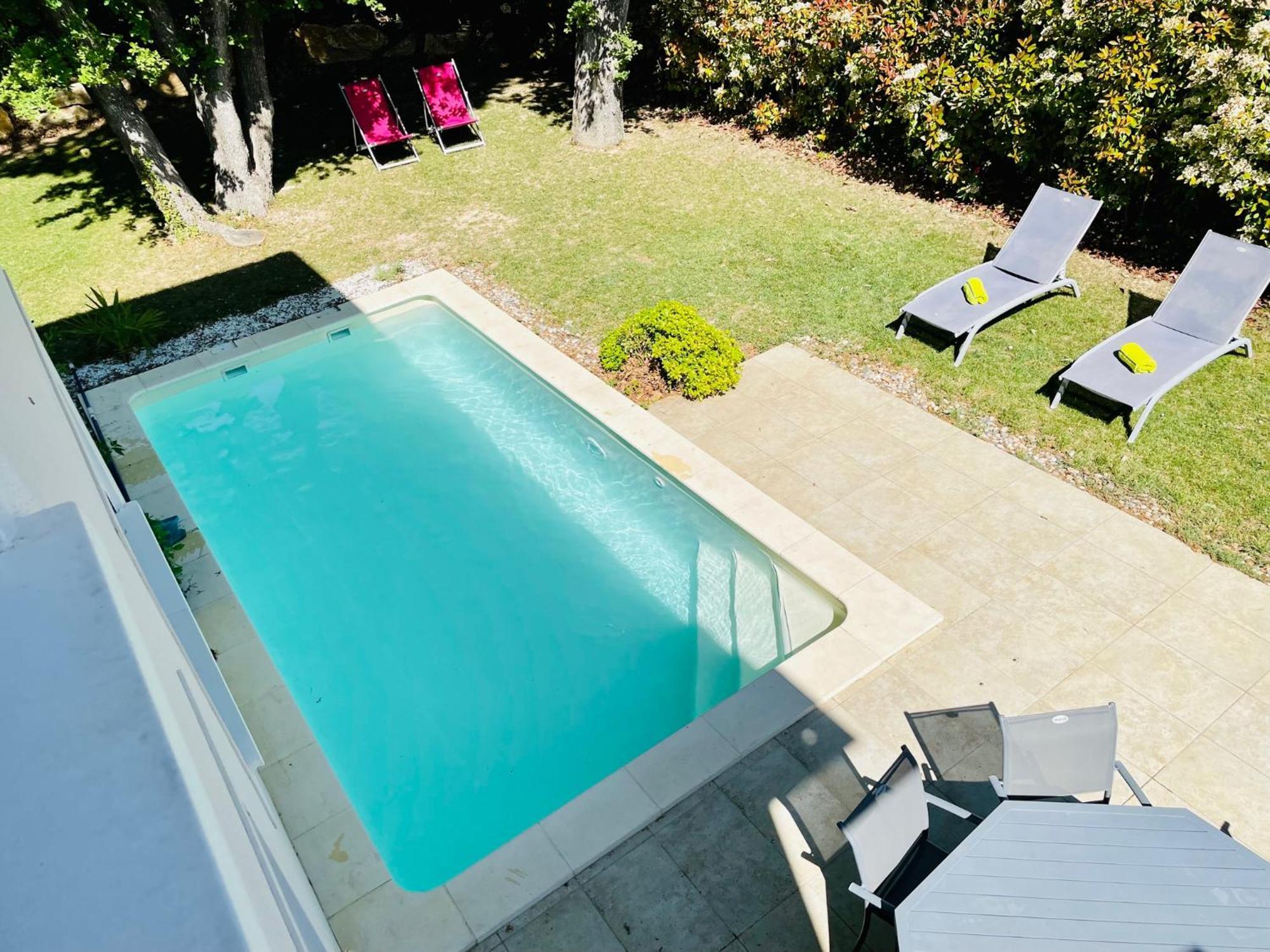 Les Jardins Du Castelas - Piscines, Jardins Et Spas Privatifs Uchaux Camera foto
