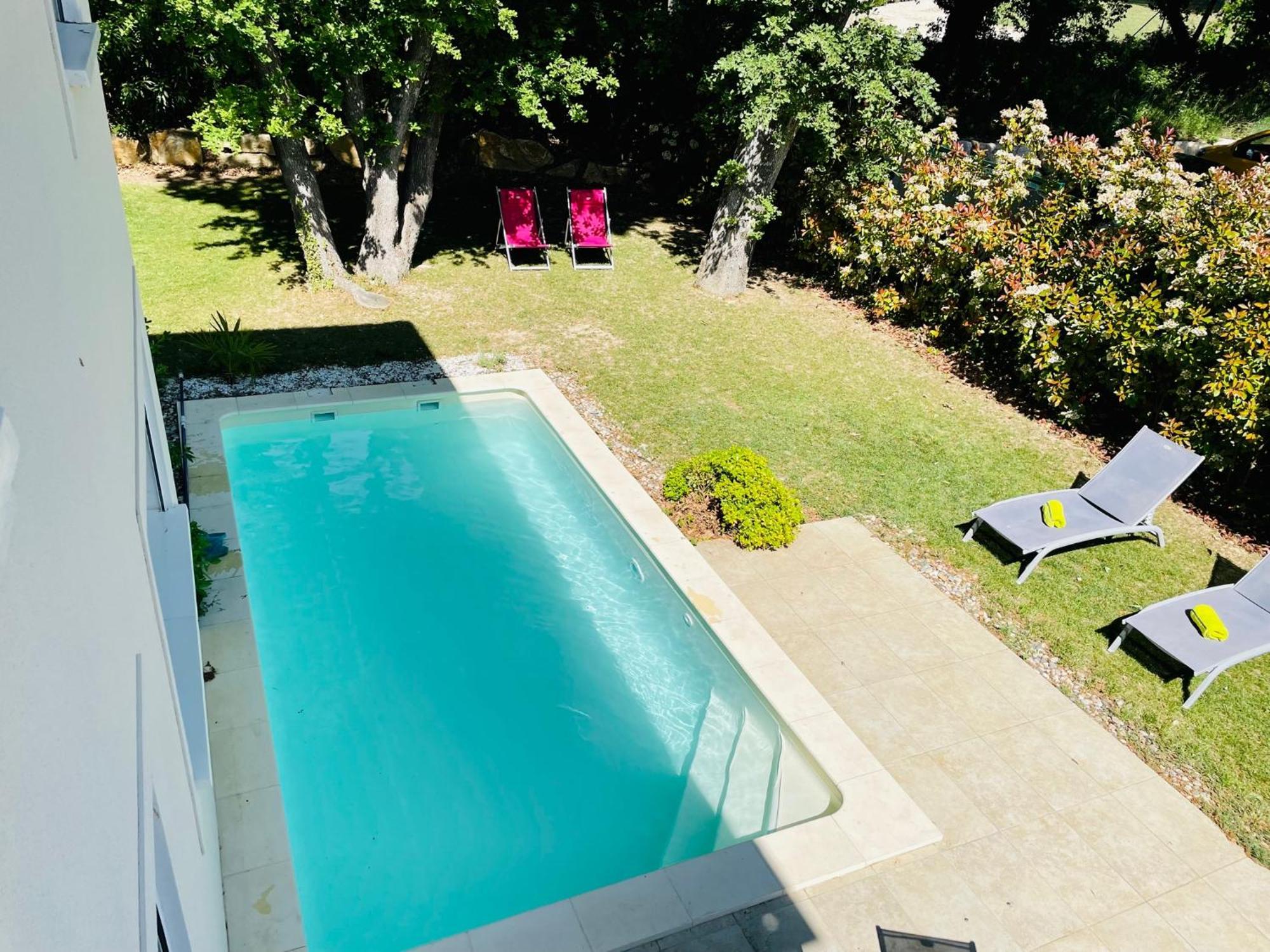 Les Jardins Du Castelas - Piscines, Jardins Et Spas Privatifs Uchaux Camera foto